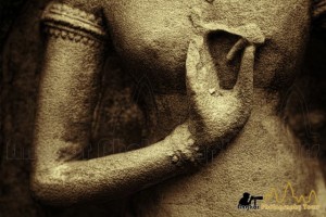 Devata close up in Ta Prohm temple