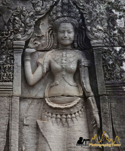 Devata in Bayon temple