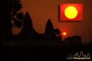 Angkor Wat solar sunrise eclipse photography tour