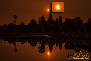 Angkor Wat temple eclipse photography tour