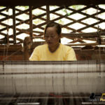 worker loom silk
