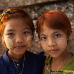 burmese girls thanaka