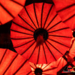 red lanterns ancient house