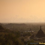 mrauku temples sunset
