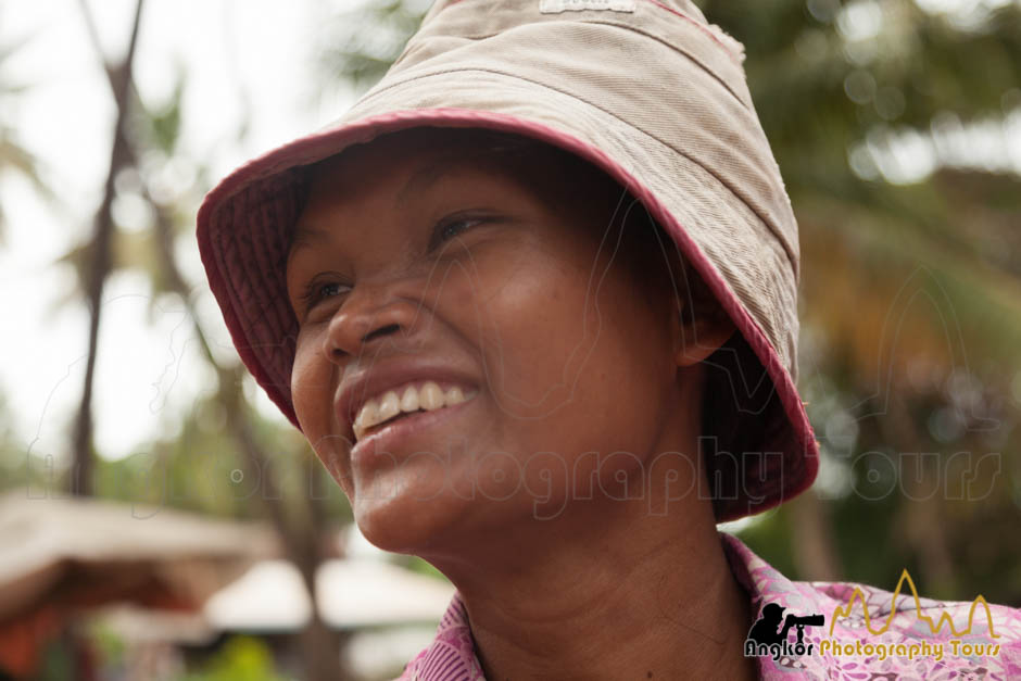 portrait cambodia market