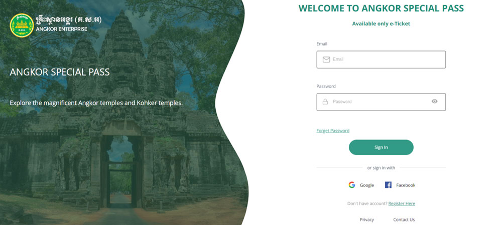 pase especial de Angkor