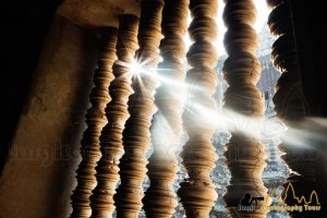 angkor wat window sun flare