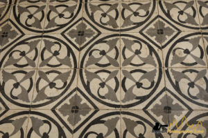 Vintage floor tiles