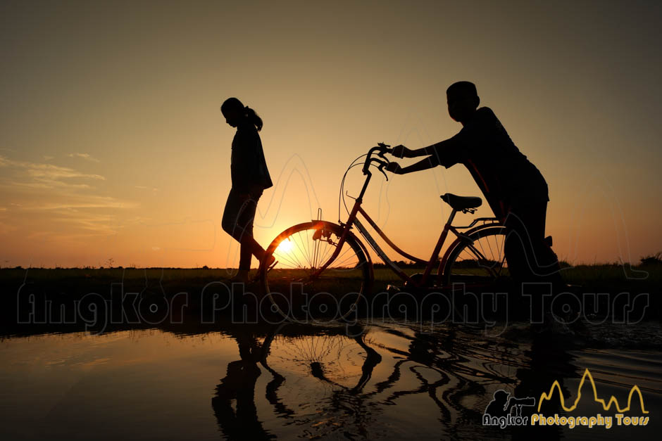 sunset photography siem reap