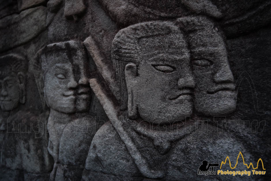 bayon relief close up