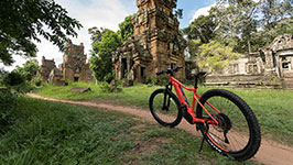 electric bike hidden angkor tour
