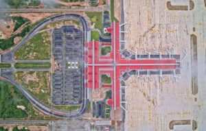 siem reap international airport sai drone view