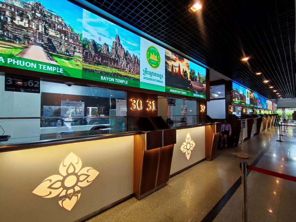 angkor wat ticket counters