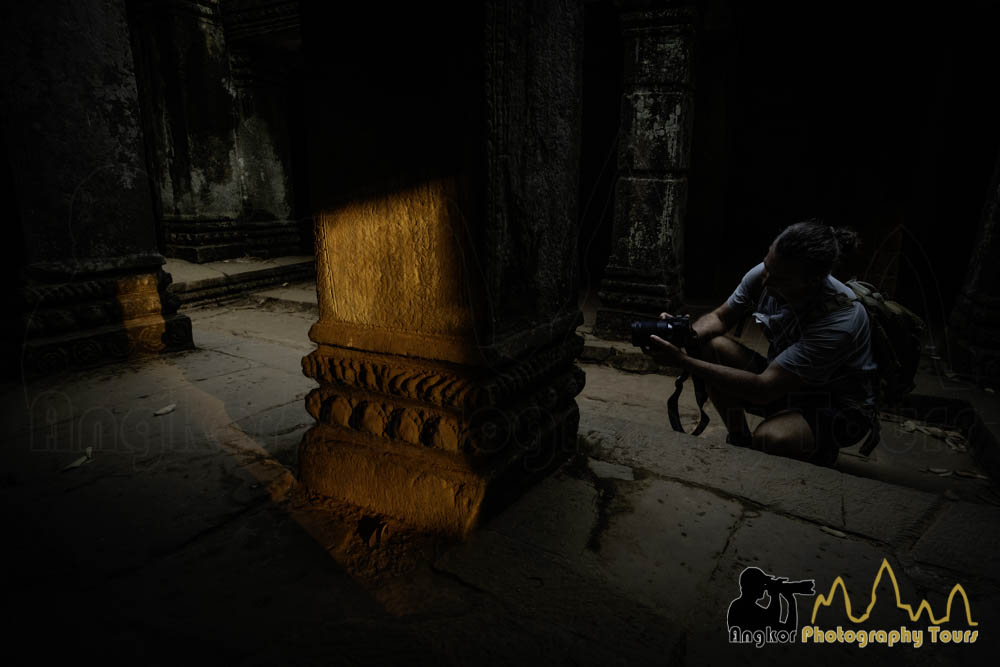 photographer at Ta Prohm temple