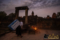 bakong temple cambodia donation box